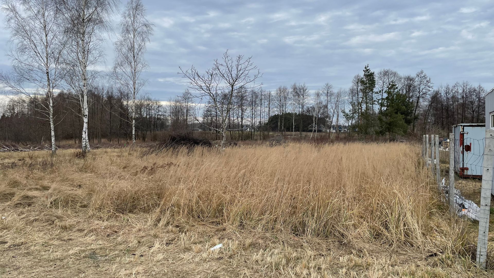 Panorama działki budowlanej